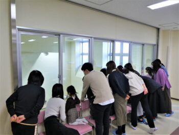 調理作業の見学